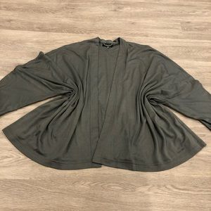 Eskandar Cashmere & Silk Oversized Open Cardigan